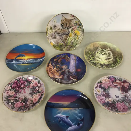 Assorted Collector Plates x7